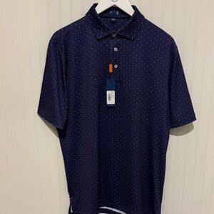 Men's Purple Polo Shirt with dot